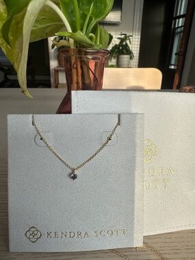 Kendra Scott Gold Station Necklace with Tiny Charms
